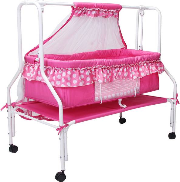 KIDDERY ARES PINK CRADLE BABY CRADLE CRADLE FOR INFANT