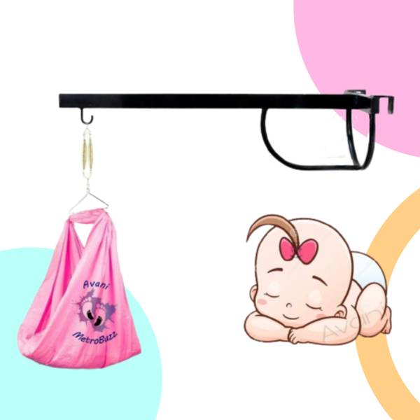 Avani MetroBuzz New Born Baby Window Cradle Iron Hanger Door