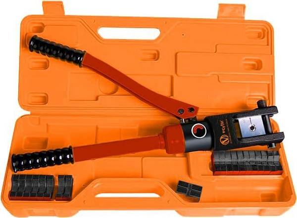 VOLTZ 10-400mm2 Hydraulic Wire Terminal Crimper YQK400 Range10-400mm2 Pressure 20Tons Hydraulic Crimping Tool for Copper Terminal YQK-400 Hydraulic Pl...