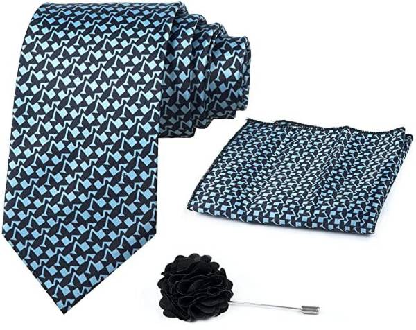 AXLON Silk Cufflink & Tie Pin Set