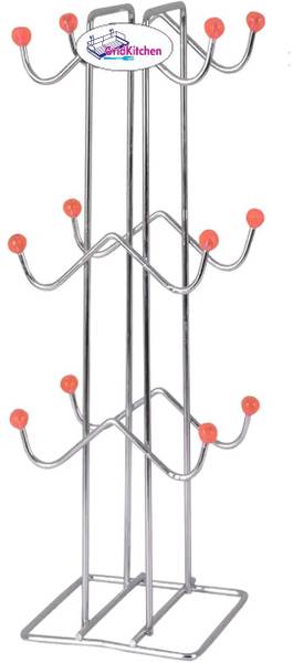 GRIDKITCHEN Pack of 1 Stainless Steel Stainless Steel M Cup Stand Coffee Mug Holder
