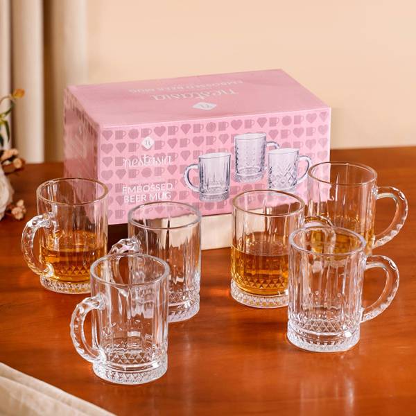 Nestasia Glass Shimmering Glamour Thick Glass Cup