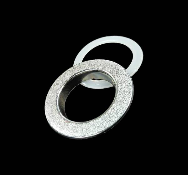 Ghar Sajaawat Silver Curtain Rings, Curtain Rods