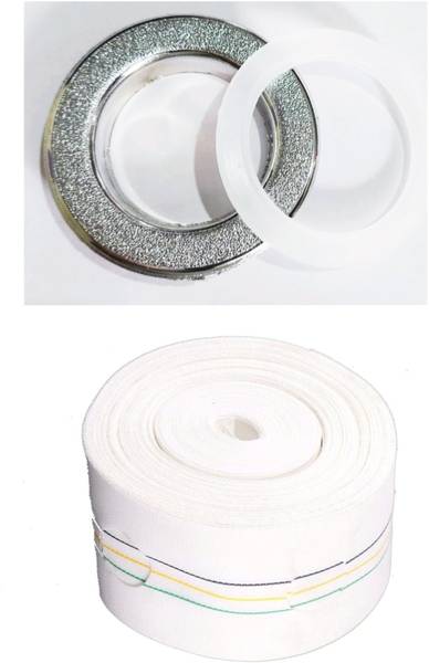 DS Creations Silver Curtain Rings