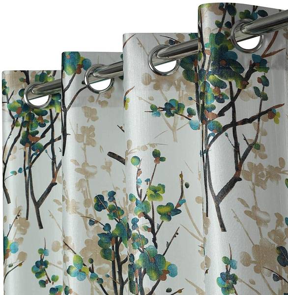 Home Decor Kart 152 cm (5 ft) Polyester Room Darkening Window Curtain (Pack Of 2)