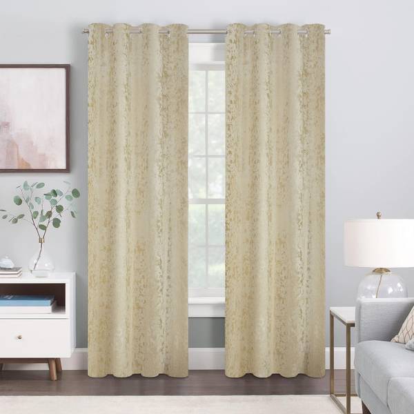 Home Stylish 213 cm (7 ft) Velvet Blackout Door Curtain Single Curtain