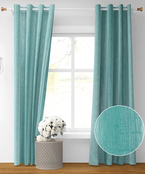 Galaxy Home Decor 213 cm (7 ft) Polyester Room Darkening Door Curtain (Pack Of 2)