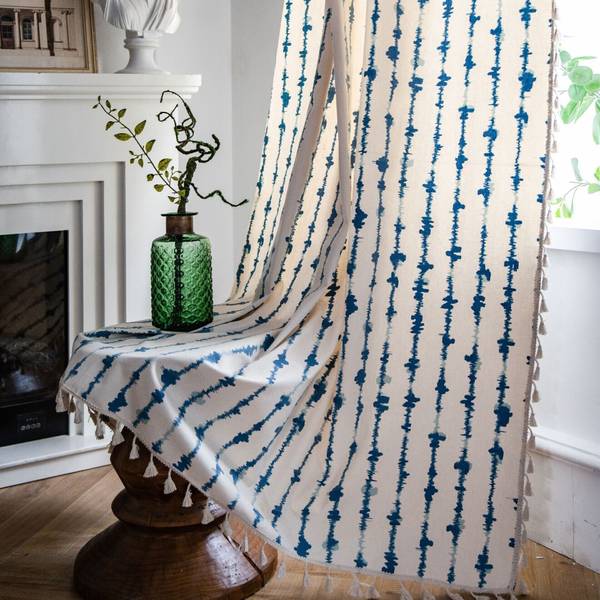 Huesland 213 cm (7 ft) Cotton Room Darkening Door Curtain Single Curtain