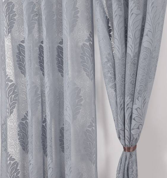 Fabrilia 213 cm (7 ft) Net Semi Transparent Door Curtain (Pack Of 2)