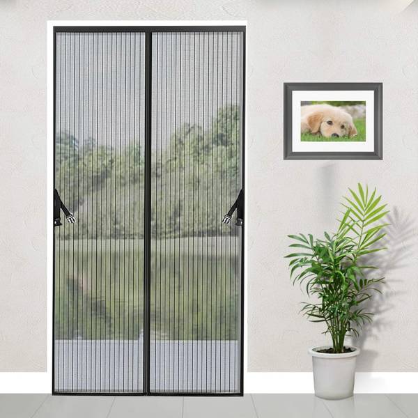 KARP 100 cm (3 ft) Polyester Semi Transparent Door Curtain Single Curtain