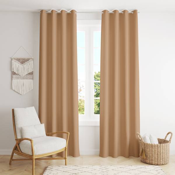 Parda Online 152 cm (5 ft) Polyester Blackout Window Curtain (Pack Of 2)