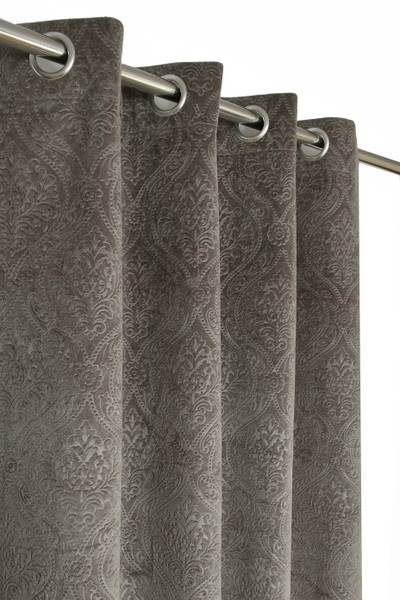Panipat Textile Hub 153 cm (5 ft) Velvet Room Darkening Window Curtain (Pack Of 2)