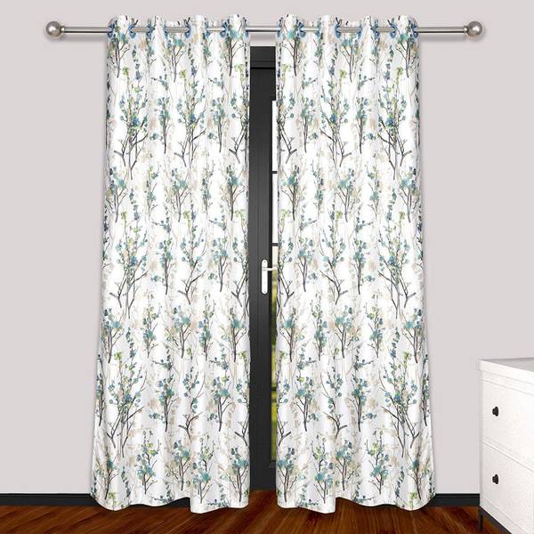 Home Decor Kart 213 cm (7 ft) Polyester Room Darkening Door Curtain (Pack Of 2)
