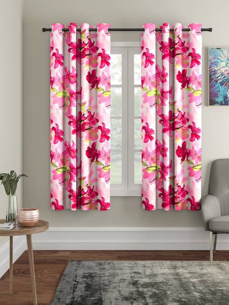 Flipkart SmartBuy 150 cm (5 ft) Polyester Window Curtain (Pack Of 2)