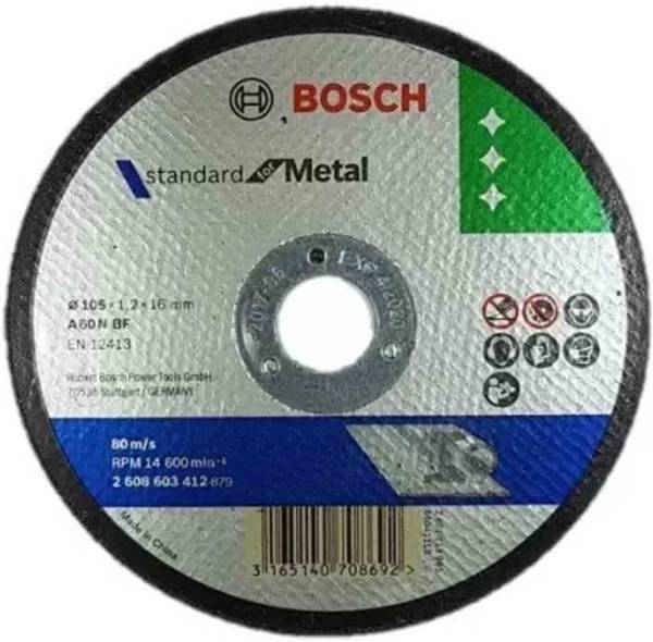 BOSCH AG4 Metal 4-inch Cut Off Wheel Set (White, Pack of 10) SIZE 105x1.2x16mm Metal Cutter