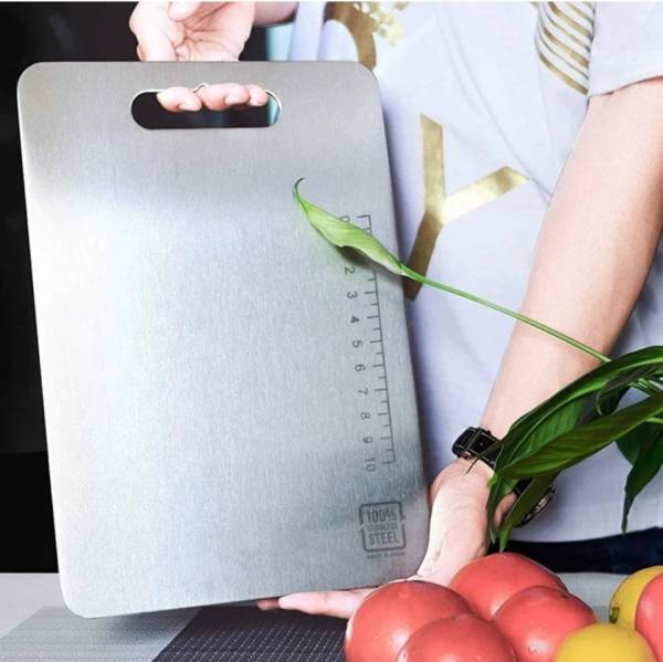 JENSI ENTERPRISE MAKING YOUR LIFE EASY Stainless Steel Cutting Board