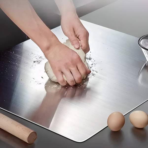 NORVIUM steel chopping board | chopping board | cutting board | steel cutting board Stainless Steel Cutting Board