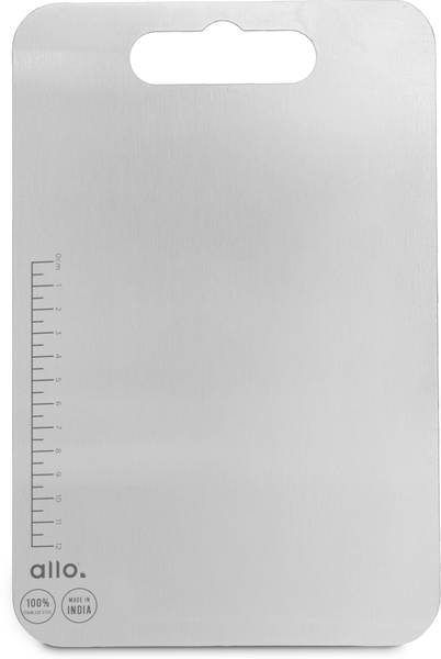 Allo Stainless Steel Chopping Cutting Slicing Board for Kitchen Fruits Vegetables Stainless Steel Cutting Board