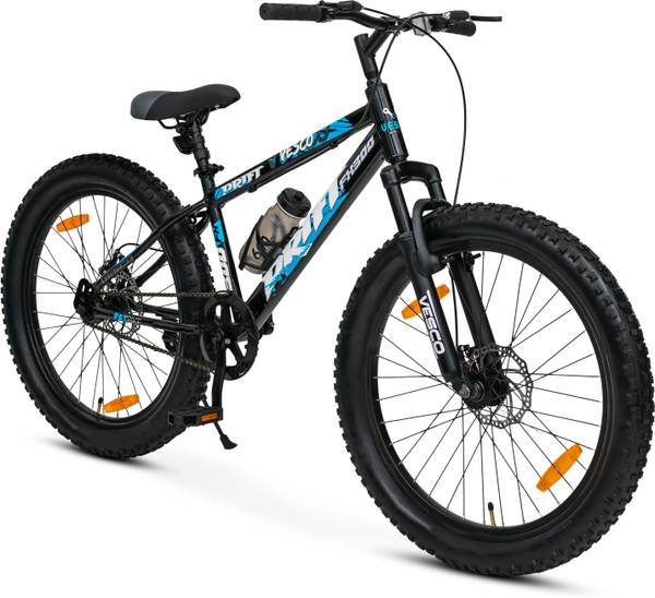 VESCO Drift FX300 24T Semi Fat Bike | Kids Bicycle for Boys 9-13 24 T Mountain Cycle
