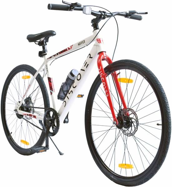 Fastway Bicycle Hopper Discover 29x700C White With Dual Disc Brakes 700C T Hybrid Cycle/City Bike