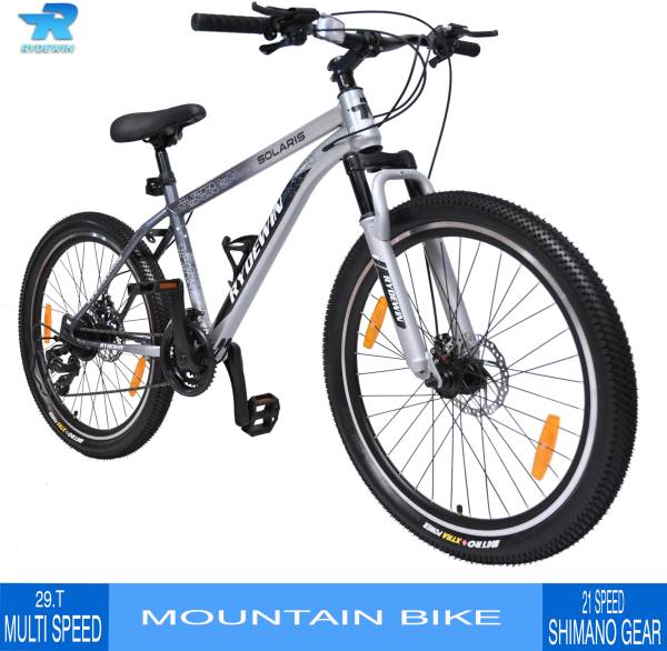 RYDEWIN Solaris Multi Speed Shimano equipped Geared MTB Bike 85% Installed for Cyclist. 29 T Mountain Cycle