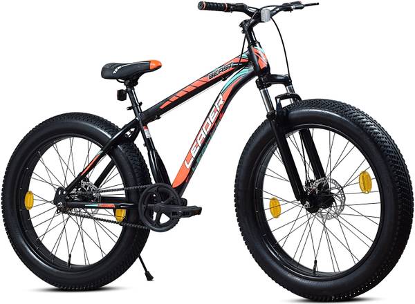 LEADER Beast 26x400 Fat Tire Cycle for Men | Bicycle Front Suspension, Dual Disc Brakes 26 T (inch) Fat Tyre Cycle