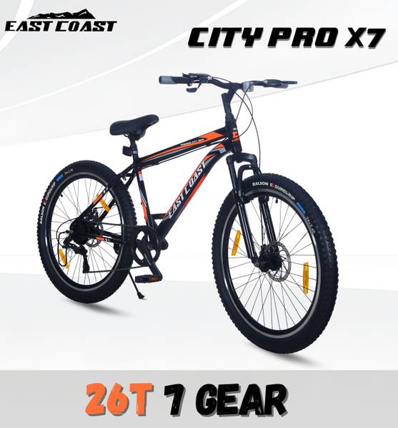 EAST COAST MultiSpeed Bike with FS & DD Brake 26 T Mountain Cycle 26 T Mountain Cycle