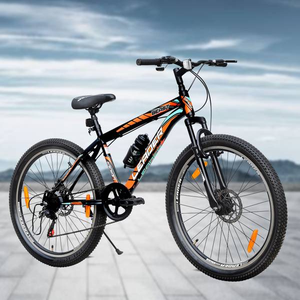 LEADER Beast 29T Multispeed (7 Speed) Bike with Front Suspension & Dual Disc Brake 29 T Mountain Cycle