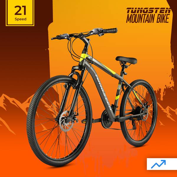 Tungsten CROSS TREK 21 SPEED | DUAL DISC | FRONT SUSPENSION | FULLY FITTED 26 T Mountain Cycle