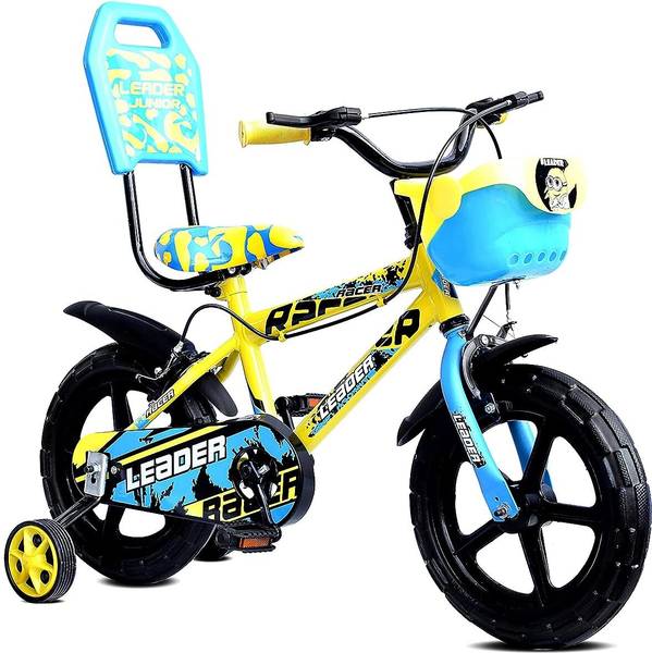 LEADER Racer 14t Kids Cycle With Training Wheels Semi Assembled