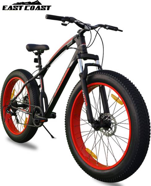 EAST COAST Trooper 26T Fat Bike Cycle for Men with Dual Disc Brake 26 T (inch) Fat Tyre Cycle