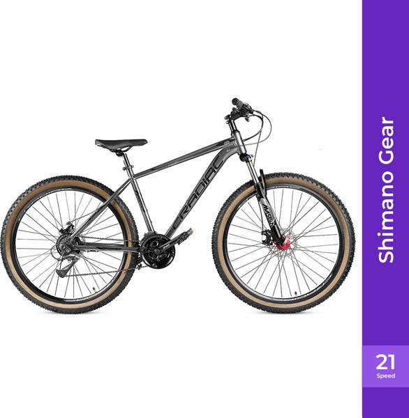 CRADIAC ALPHA GREY LITE 29 T Mountain Cycle  (21 Gear, Grey)