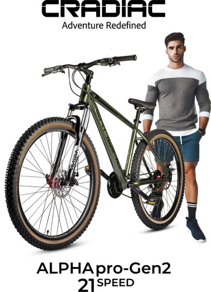 CRADIAC ALPHA PRO Gen 2 | 6061 ALLOY FRAME | SHIMANO ACERA | DUAL DISC | FULLY FITTED 29 T Mountain Cycle