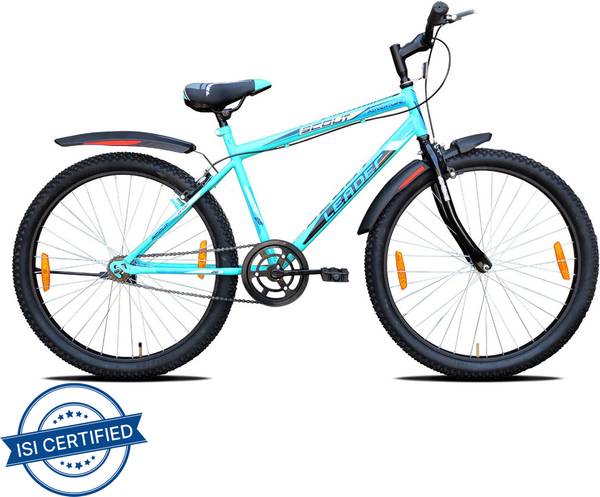 LEADER Scout 26T SEA Blue BLACK for Ride 26 T Mountain Cycle  (Single Speed, Blue, Black)