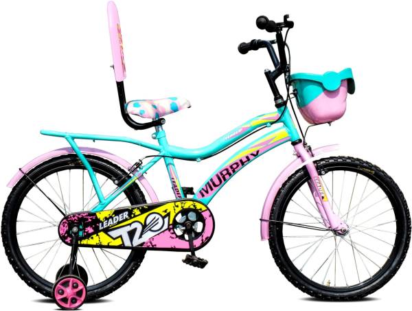 LEADER Murphy 16T Sea Green/Light Pink Colour Cycle for Kids - Age Group 5 to 7 Years 16 T Road Cycle