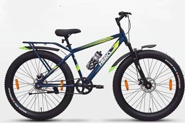 HERO Next IC | Wheel Size 26*300 |FRONT-Suspension | Dual Disc Brake | 26 T Fat Tyre Cycle