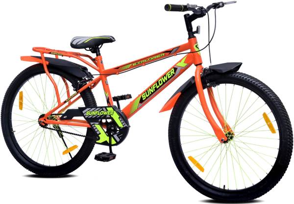 Sunflower Explorer 26T wuth IN Built Carrier MTB Bike Cycle for