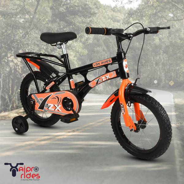 Xaipro 14t Premium Quality XZX Cycle ( ORANGE ) FOR 2 TO 5 YEARS KIDS 96% ASSEMBLE 14 T Road Cycle