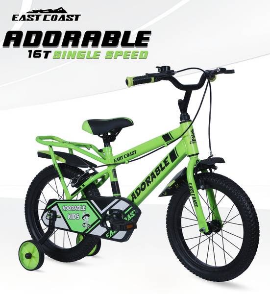 EAST COAST ADORABLE 16T Cycle for Kids 4 to 6 Years- Bicycle for Kids 95% Pre-Assembled 16 T (inch) BMX Cycle