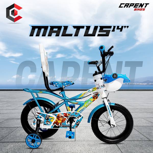CAPENT Maltus Blue 14" cycle for kids 3 years to 5 years 14 T Road Cycle