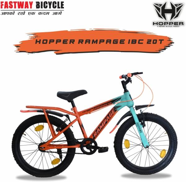 Fastway Bicycle 20T- RAMPAGE IBC, 2.40 TIRE/TUBE, V BRAKE WITH 85% ASSEMBLED FOR 5-8 YEARS KIDS 20 T Road Cycle