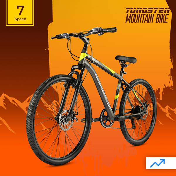 Tungsten CROSS TREK 7 SPEED | DUAL DISC | FRONT SUSPENSION | FULLY FITTED 26 T Mountain Cycle