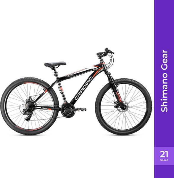 CRADIAC XPLORER 29 SHIMANO 21 GEAR BLACK 29 T Mountain/Hardtail Cycle  (21 Gear, Black)