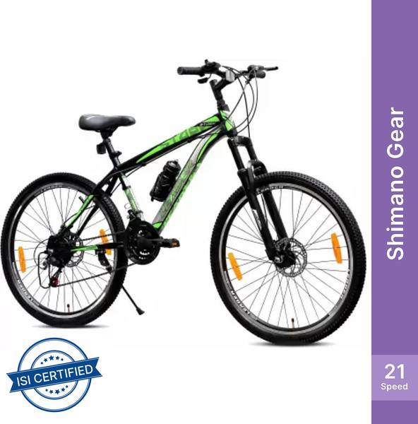 LEADER Stark 27.5T 21-Speed MTB cycle with Dual Disc Brake and Front Suspension 27.5 T Mountain Cycle