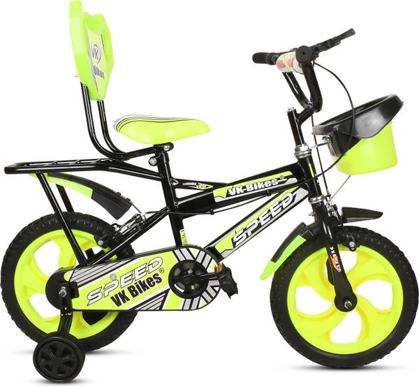VK BIKES BICYCLE 14T SPEED EDITION (GREEN) FOR 2 TO 4 YEAR KIDS BABY 14 T BMX Cycle