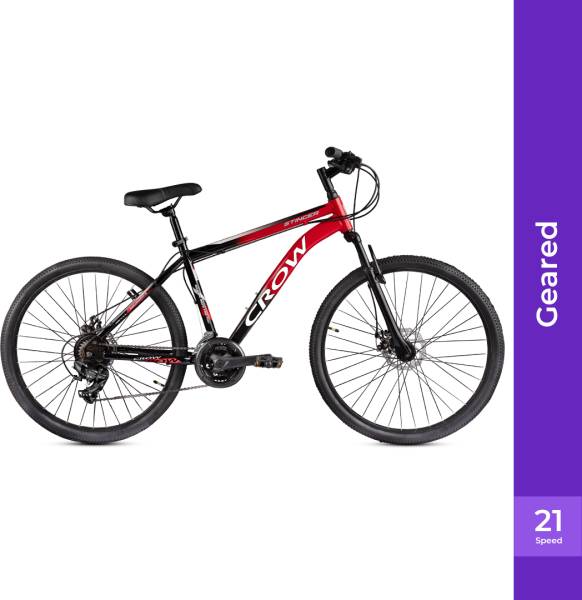 Crow STINGER 21 SPEED | DUAL DISC | FRONT SUSPENSION | FULLY FITTED 27.5 T Mountain Cycle