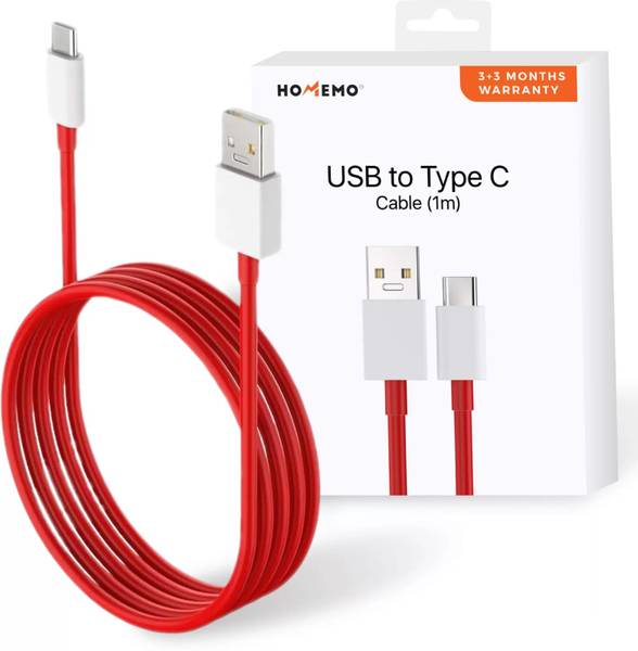 HOMEMO USB Type C Cable 1 m for One_plus 12/11/11R/10/R/9pro/9r/9t/Nord 3 Lite/2T/CE 2 Lite/8 Pro/8/7