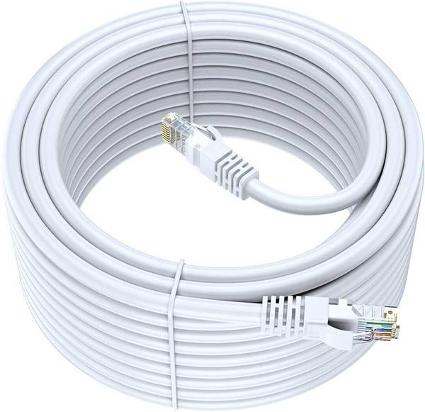 Sadow LAN Cable 50 m 50 Meter CAT5e Ethernet Cable Lan Network CAT5 Internet Modem RJ45 Patch Cord