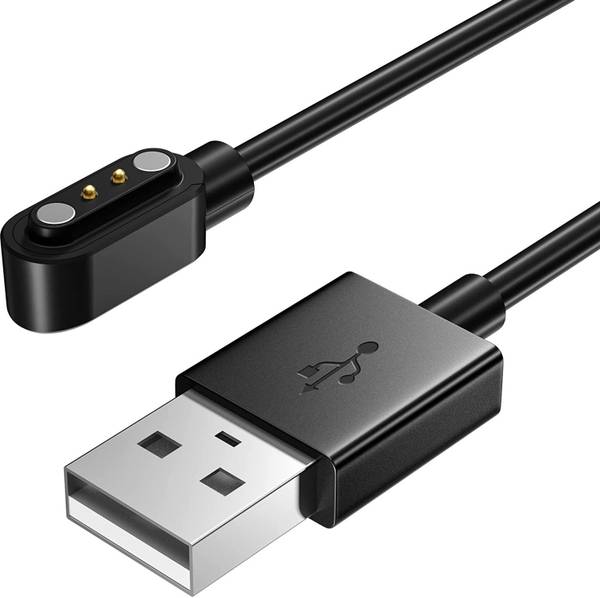 WELLSYS Magnetic Charging Cable 0.3 m Charger for boAt Storm Smart Watch