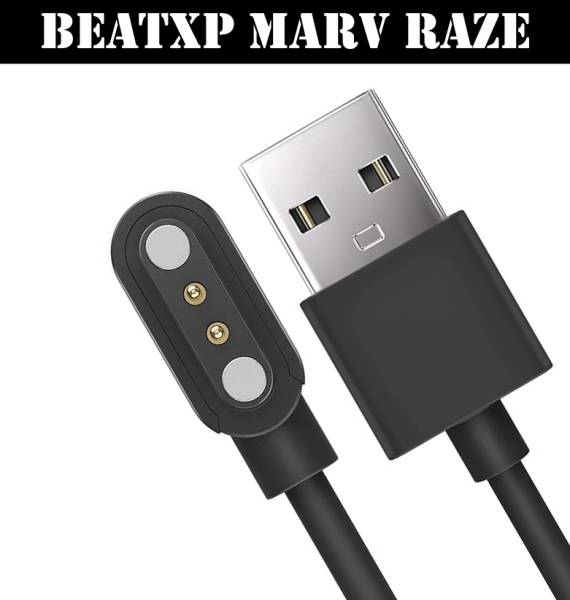 HexaGear Magnetic Charging Cable 0.6 m beatXP Marv Raze 1.96" Display, Advanced Bluetooth Calling Smart Watch, Smart AI Voice Assistant